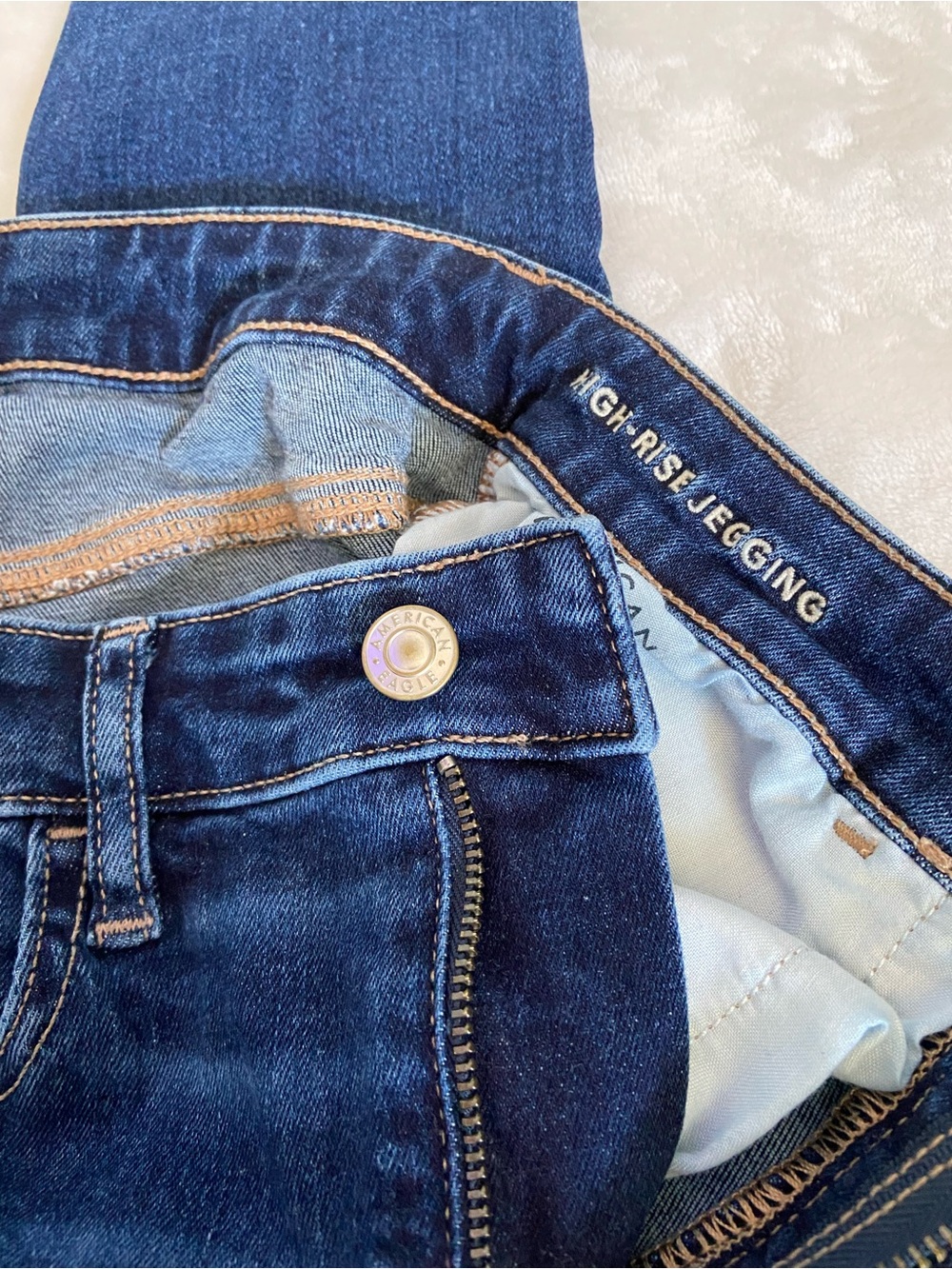 American Eagle Jeggings Bundle of 3 Size 6 Stretch Denim Jeans - Picture 6 of 10